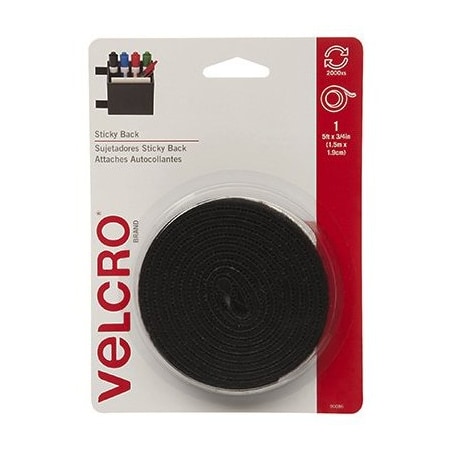 Velcro Brand 34x5' BLK Hook And Loop Tape 90086